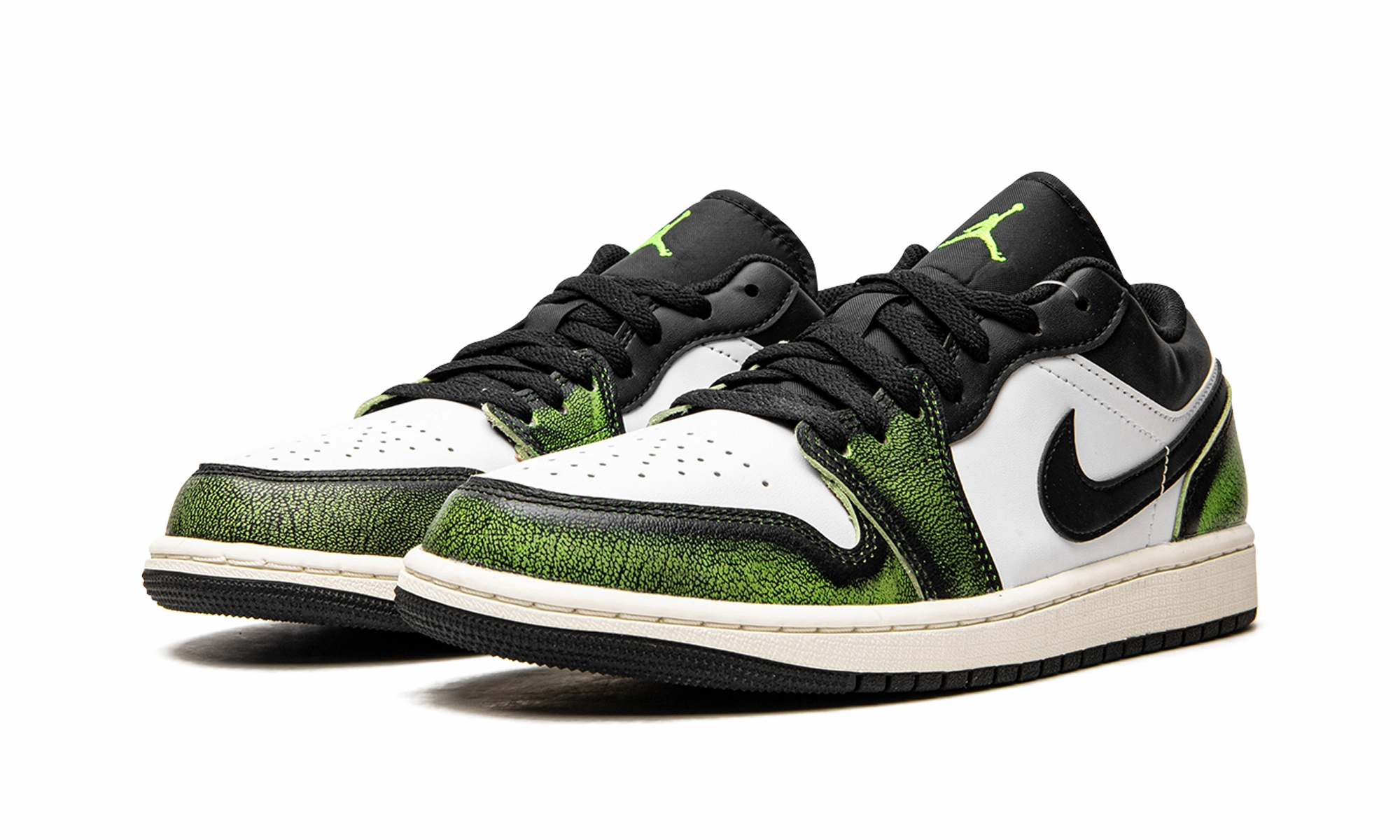 Classy comfort Air Jordan 1 Low SE "Wear Away - Electric Green"