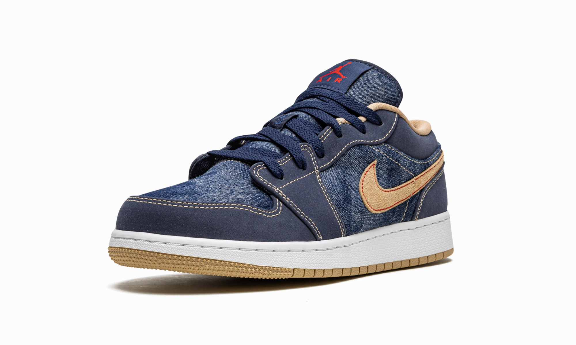 Air Jordan 1 Low SE GS "Denim" Designer Look Contemporary Fit