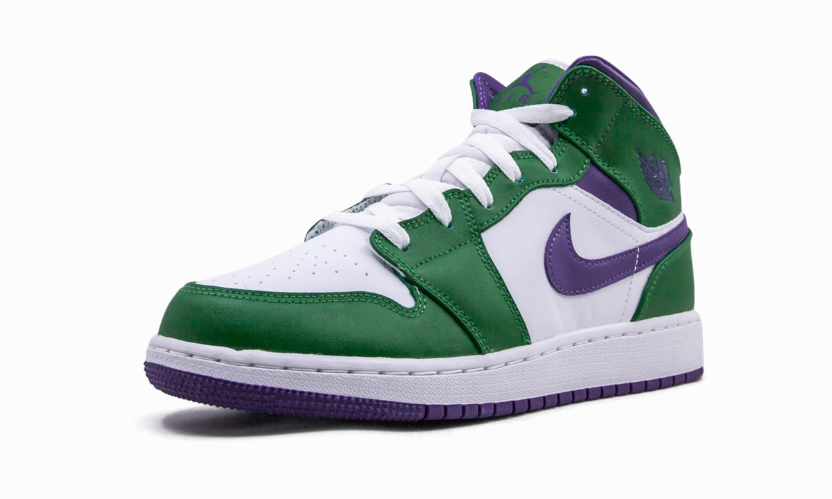 custom-fit Exclusive traction Air Jordan 1 Mid GS "Hulk"