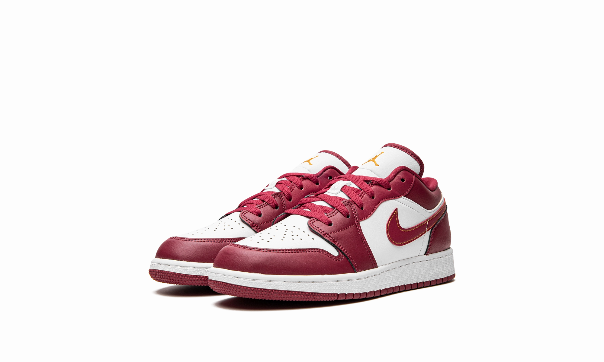 Air Jordan 1 Low GS "Cardinal Red" Cloud cushion Sport Influence