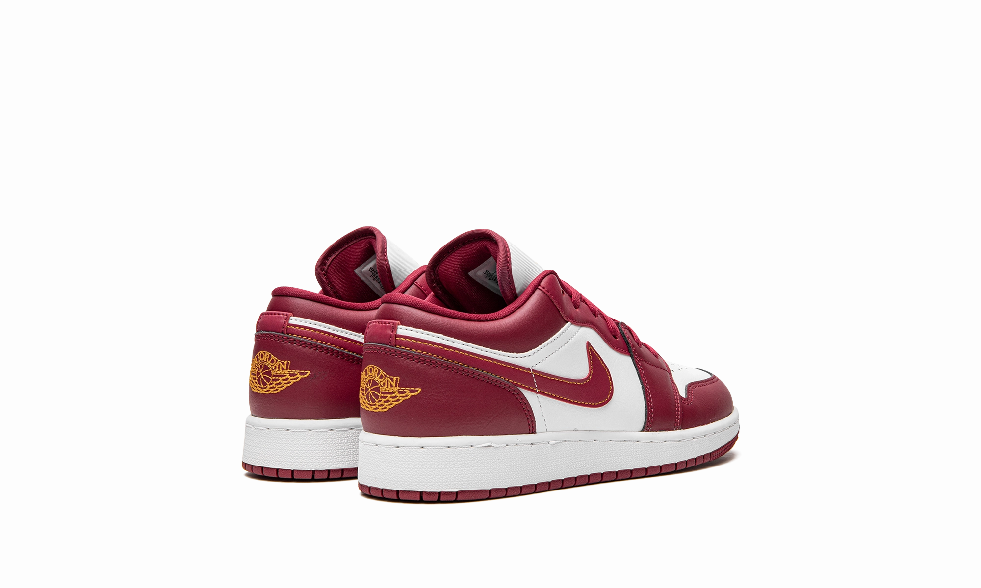 Maximum arch Air Jordan 1 Low GS "Cardinal Red"