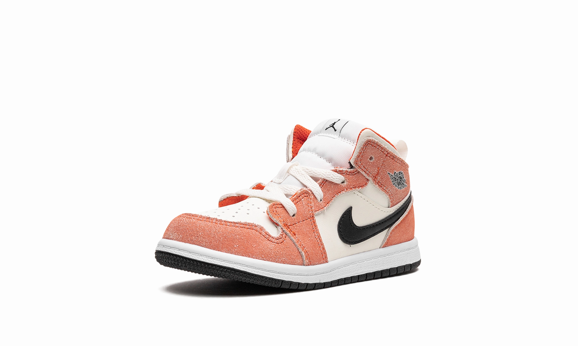 Air Jordan 1 Mid TD "Orange Suede" All-weather lining