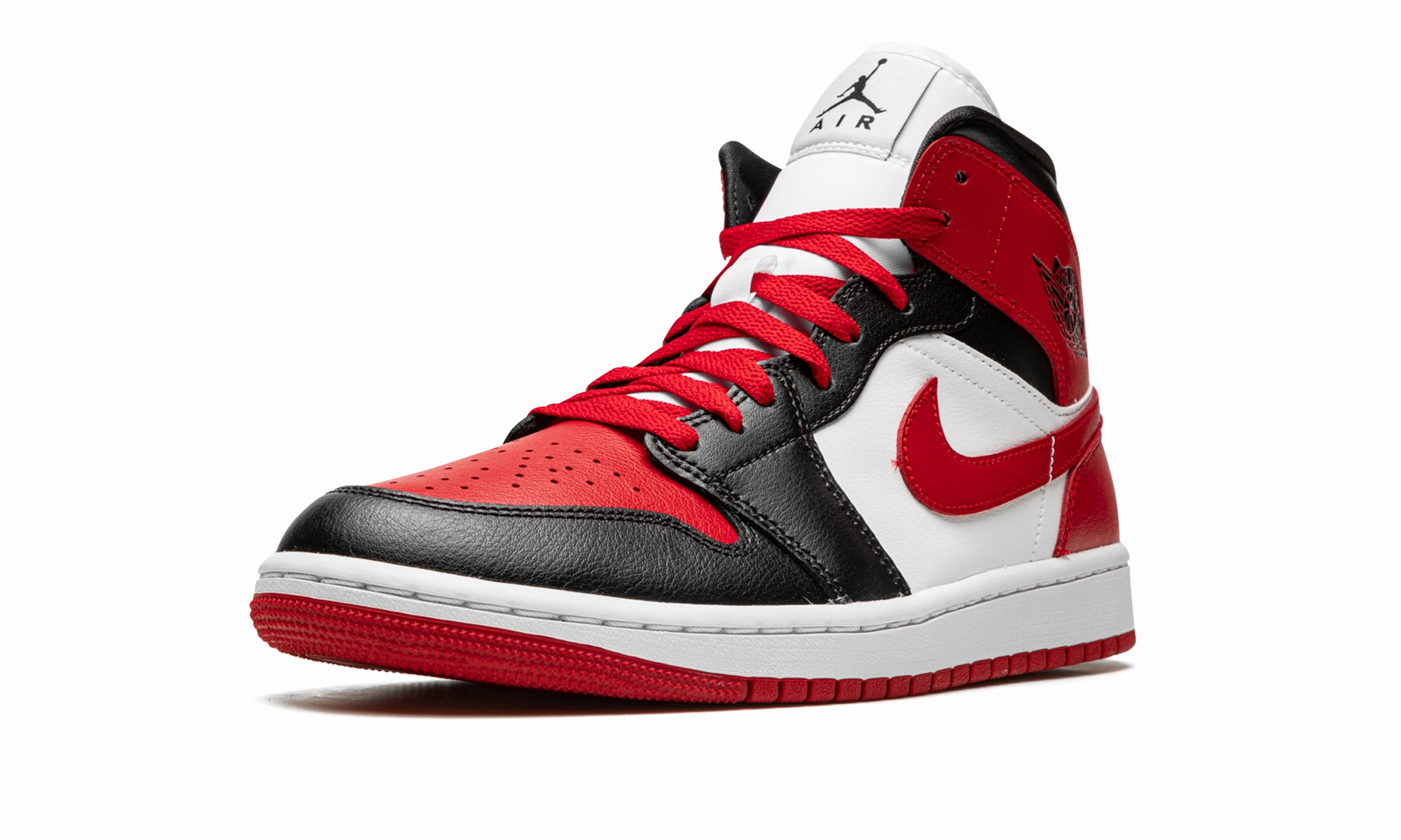 Footwear Focus Shock-absorbent materials AIR JORDAN 1 MID WMNS "Alternate Bred Toe"