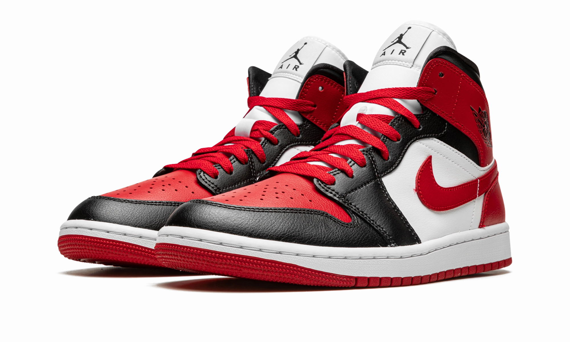 Sporty Style Active Performance AIR JORDAN 1 MID WMNS "Alternate Bred Toe"
