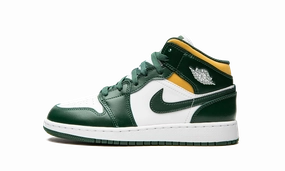 Elevated shock absorption Air Jordan 1 Mid GS "Sonics"