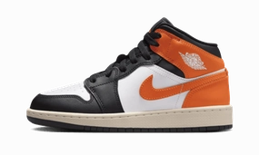 Air Jordan 1 Mid GS "Starfish Black Toe" Comfort Essentials