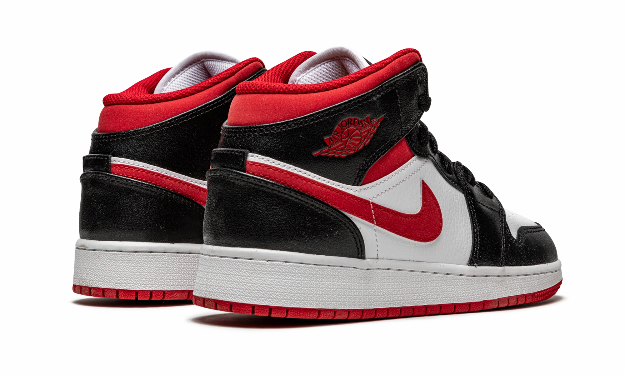 Air Jordan 1 Mid GS "Metallic Red" Performance Support