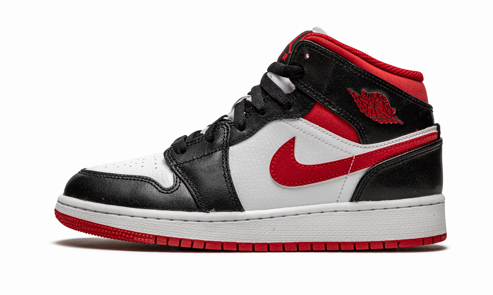 All Fit Air Jordan 1 Mid GS "Metallic Red"