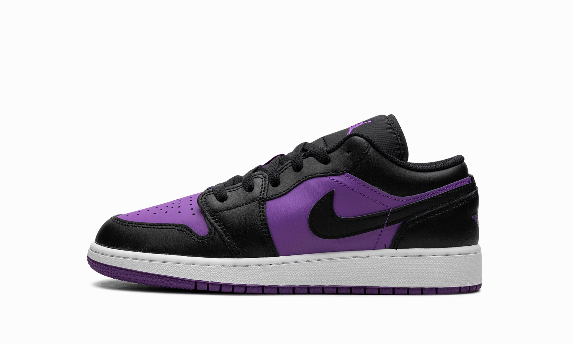 Structured ease Air Jordan 1 Low GS "Purple Venom"