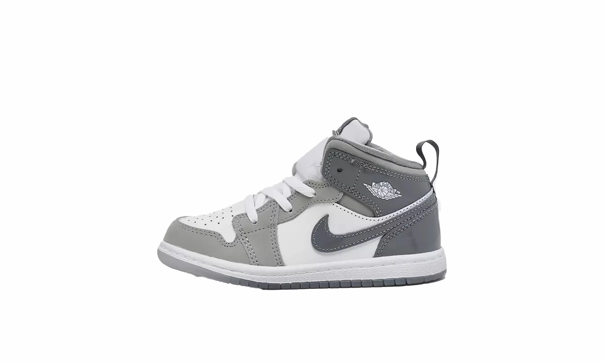 Air Jordan 1 Mid SE TD "White Medium Grey" Elegant flair