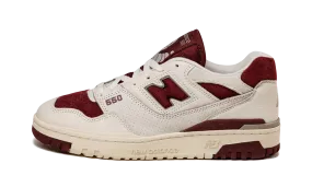 550 "Sea Salt/Burgundy" reinforced - structure - robustness shoes