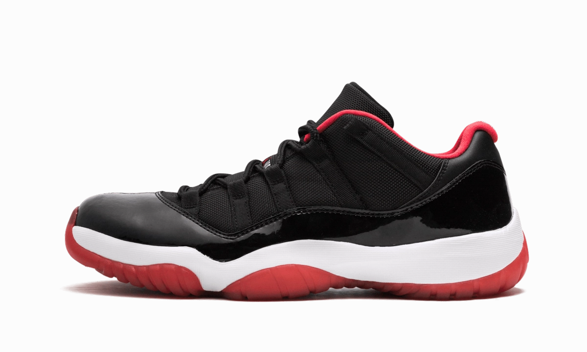 Air Jordan 11 Retro Low "Bred" Synthetic Upper Leather Upper