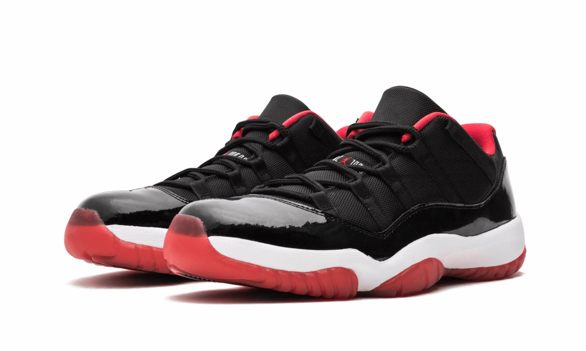 cyclist shoes all - weather - use shoes Air Jordan 11 Retro Low "Bred"