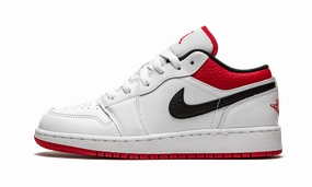 Athletic Appeal Air Jordan 1 Low GS "White / Gym Red"