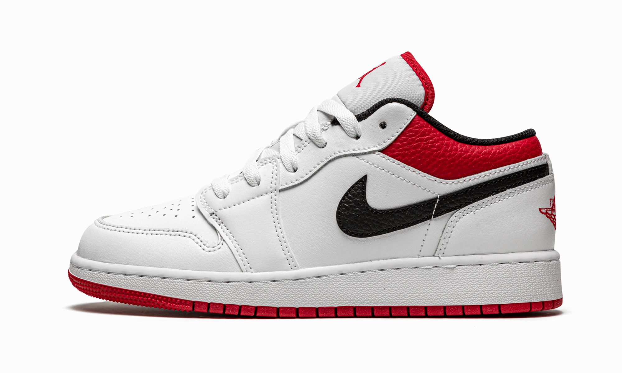 Athletic Appeal Air Jordan 1 Low GS "White / Gym Red"