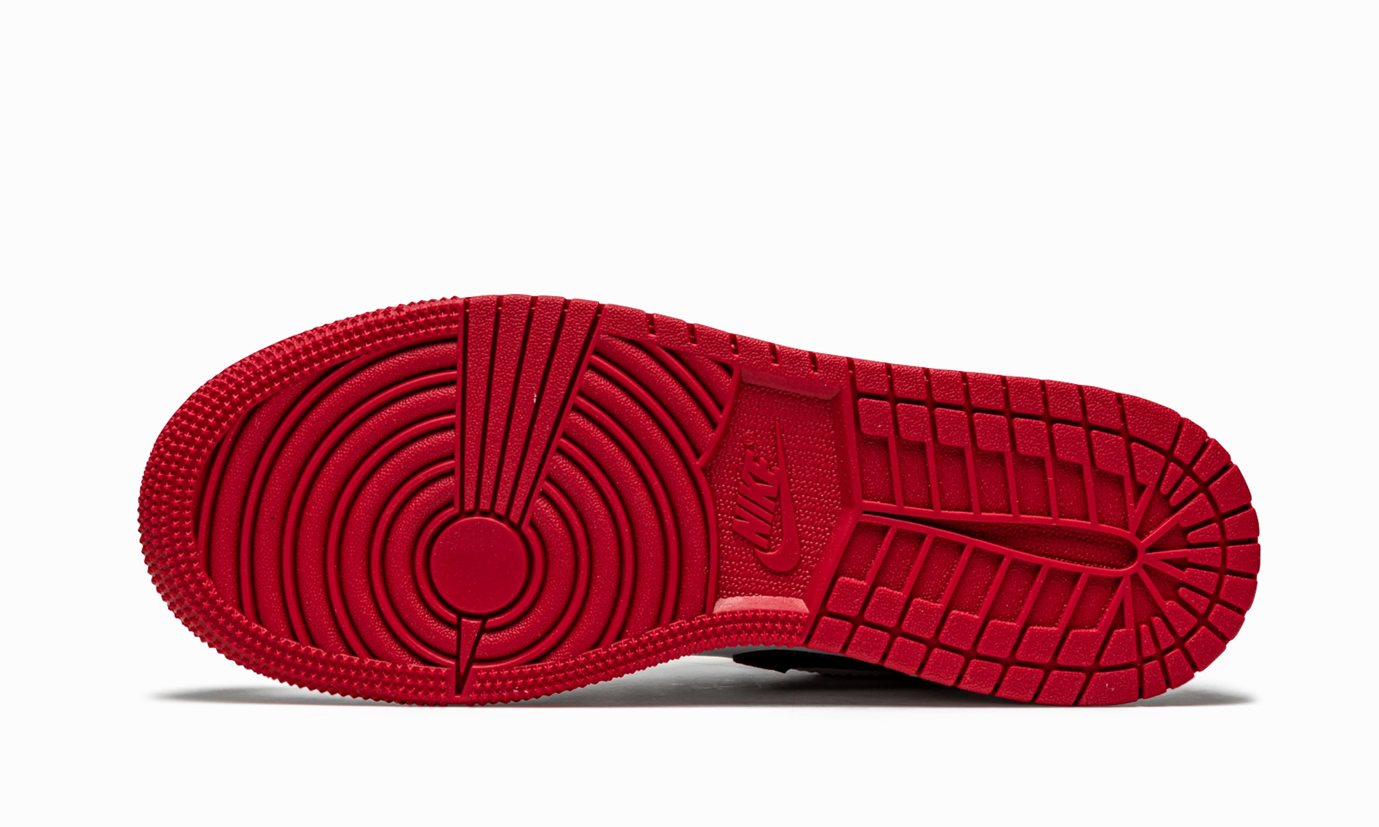 Flexible Fit Shock-absorbent arch Air Jordan 1 Low GS "White / Gym Red"