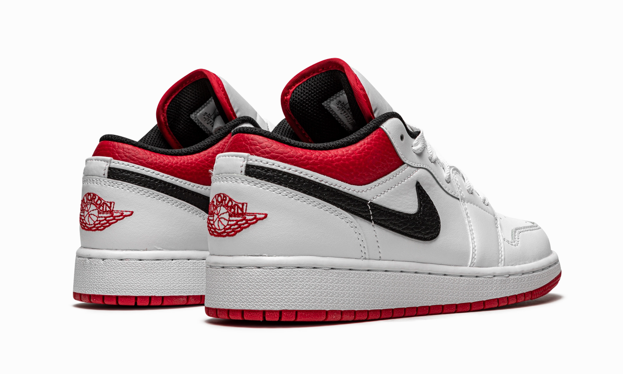 Air Jordan 1 Low GS "White / Gym Red" High Fit