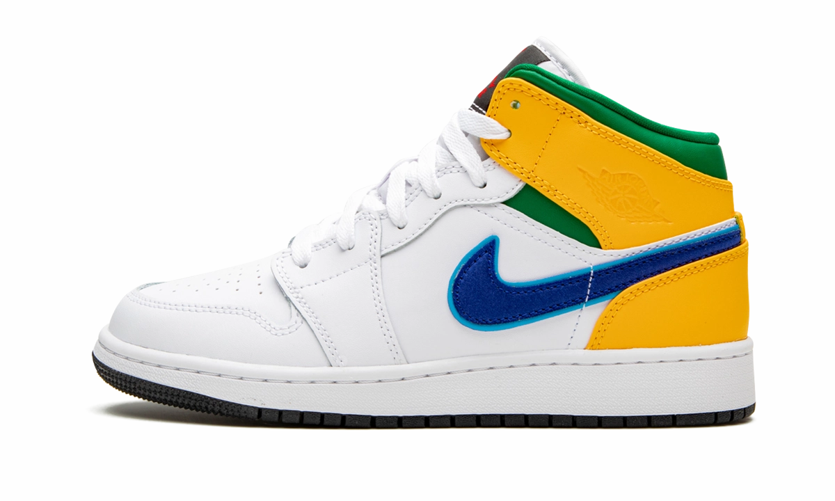 Air Jordan 1 MID GS "Three Peat" Urban Motion Maximum arch