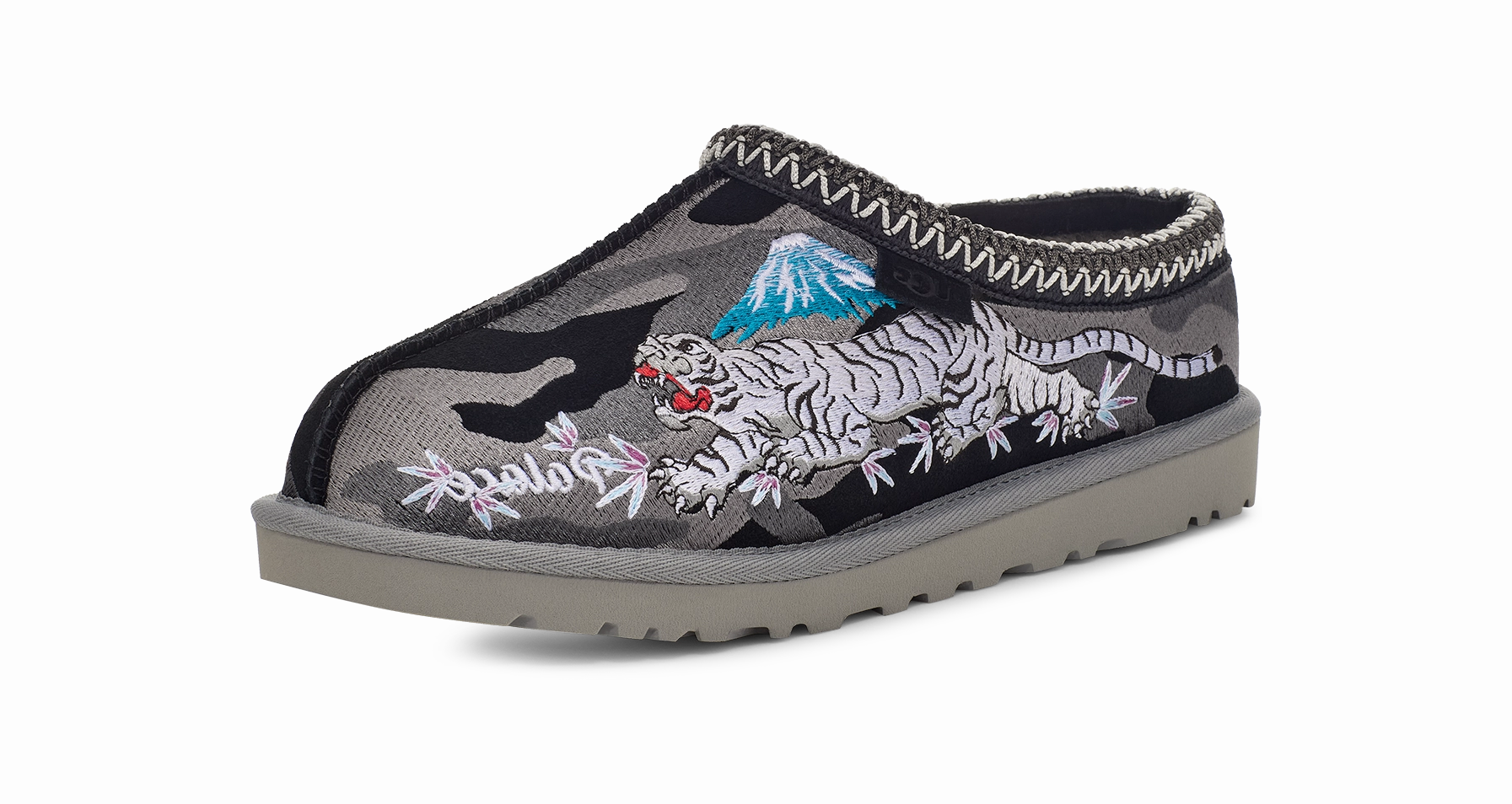 UGG Tasman Slipper Palace Black Camo Shiny Edge Trail Walk