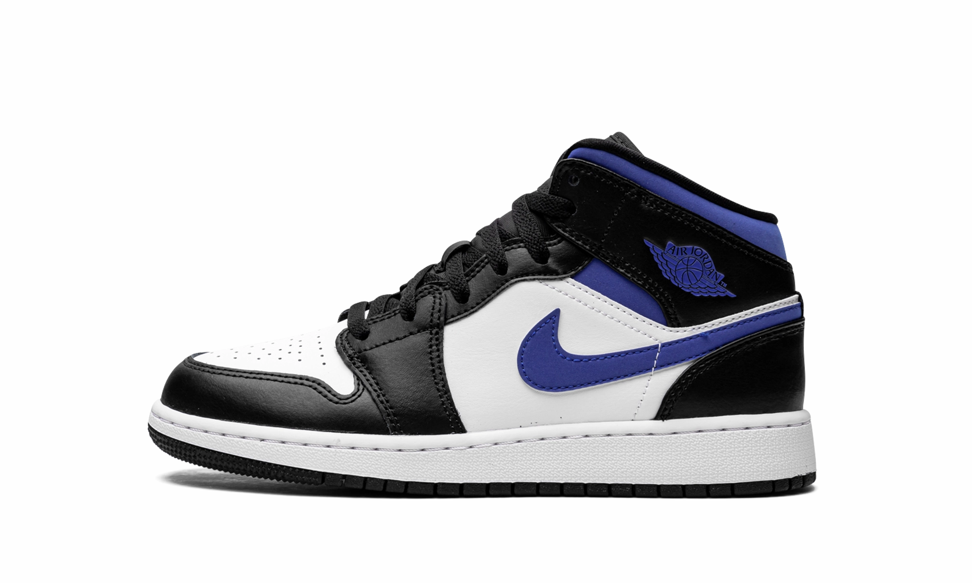 Air Jordan 1 Mid GS "Racer Blue / Black / White" Sturdy flexibility Quick Footwear