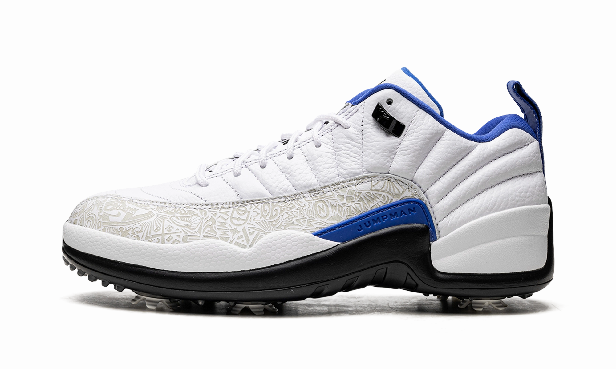 Jordan 12 Retro Low Golf NRG P22 "Laser Game Royal" microfiber - upper shoes sports shoes