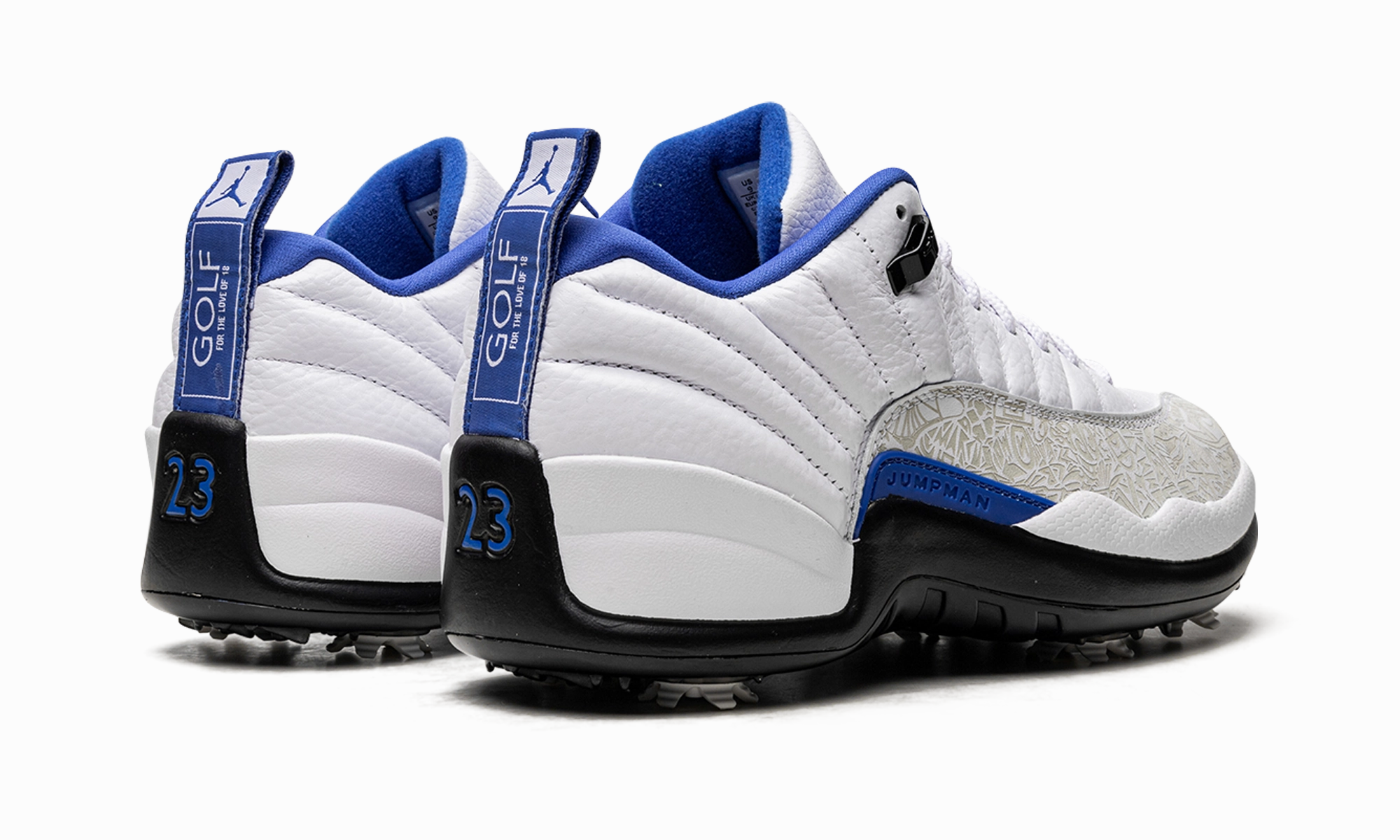 pronation - control shoes Jordan 12 Retro Low Golf NRG P22 "Laser Game Royal"