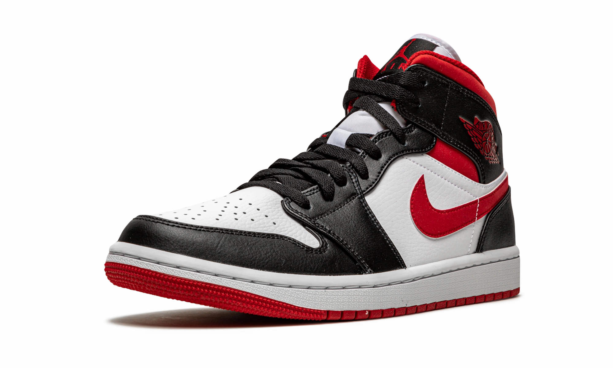 Structured shock absorption Air Jordan 1 Mid "Metallic Red"
