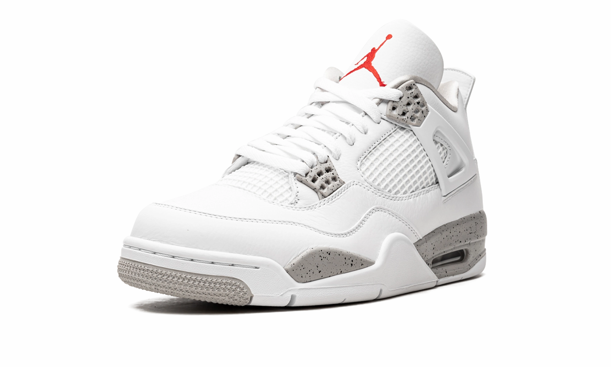 All-around ease Slim breathability Air Jordan 4 Retro "White Oreo"