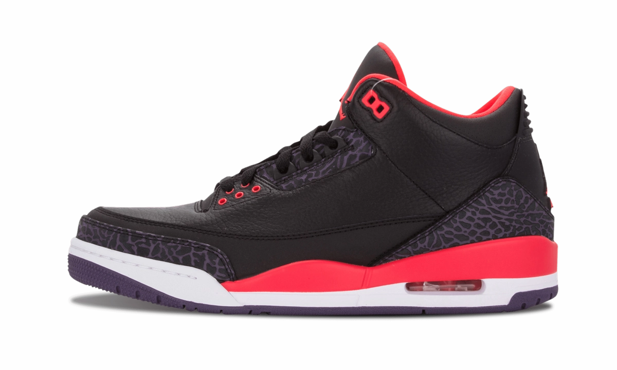Air Jordan 3 Retro "Crimson" Enhanced silhouette