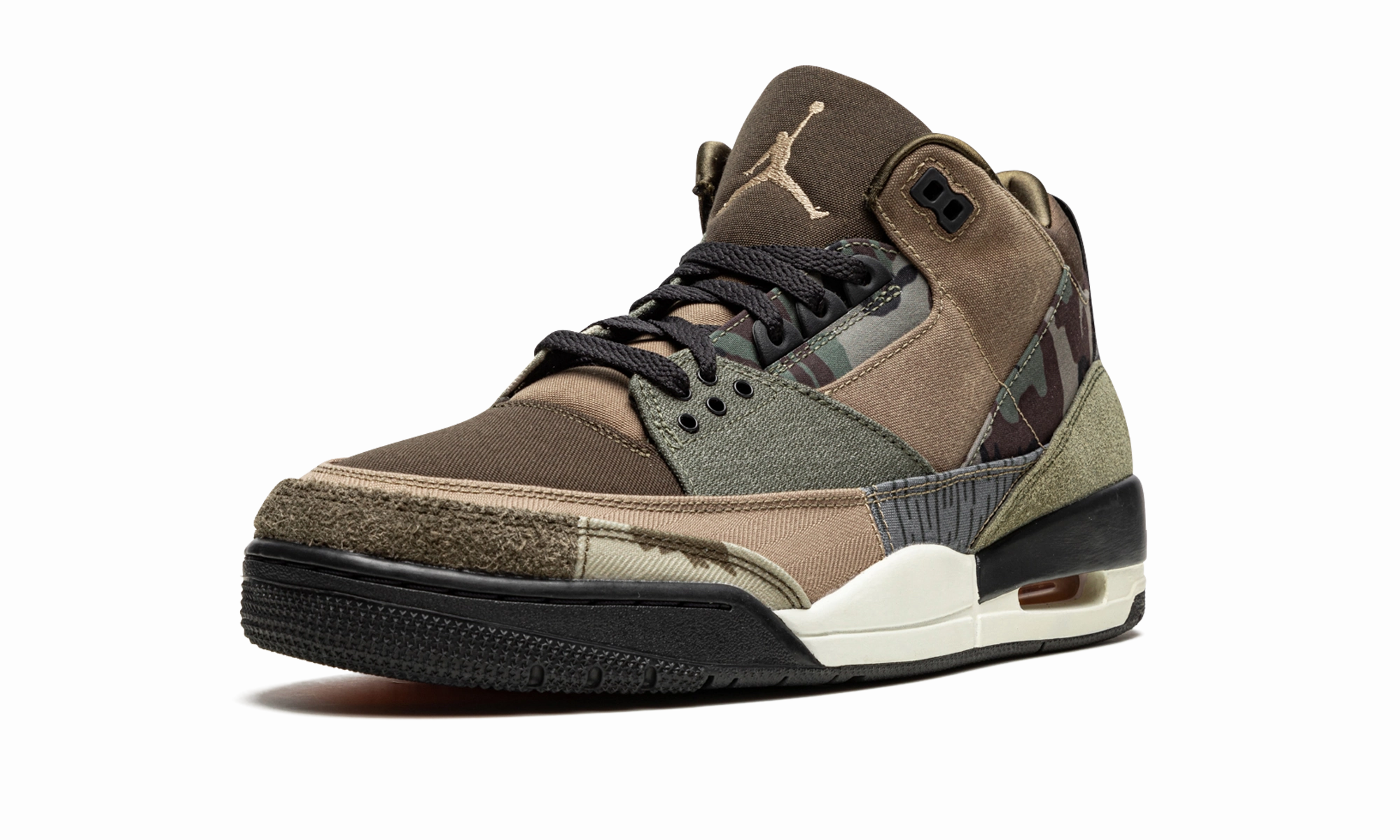 Luxurious Touch Fitted Design Air Jordan 3 "Patchwork Camo"