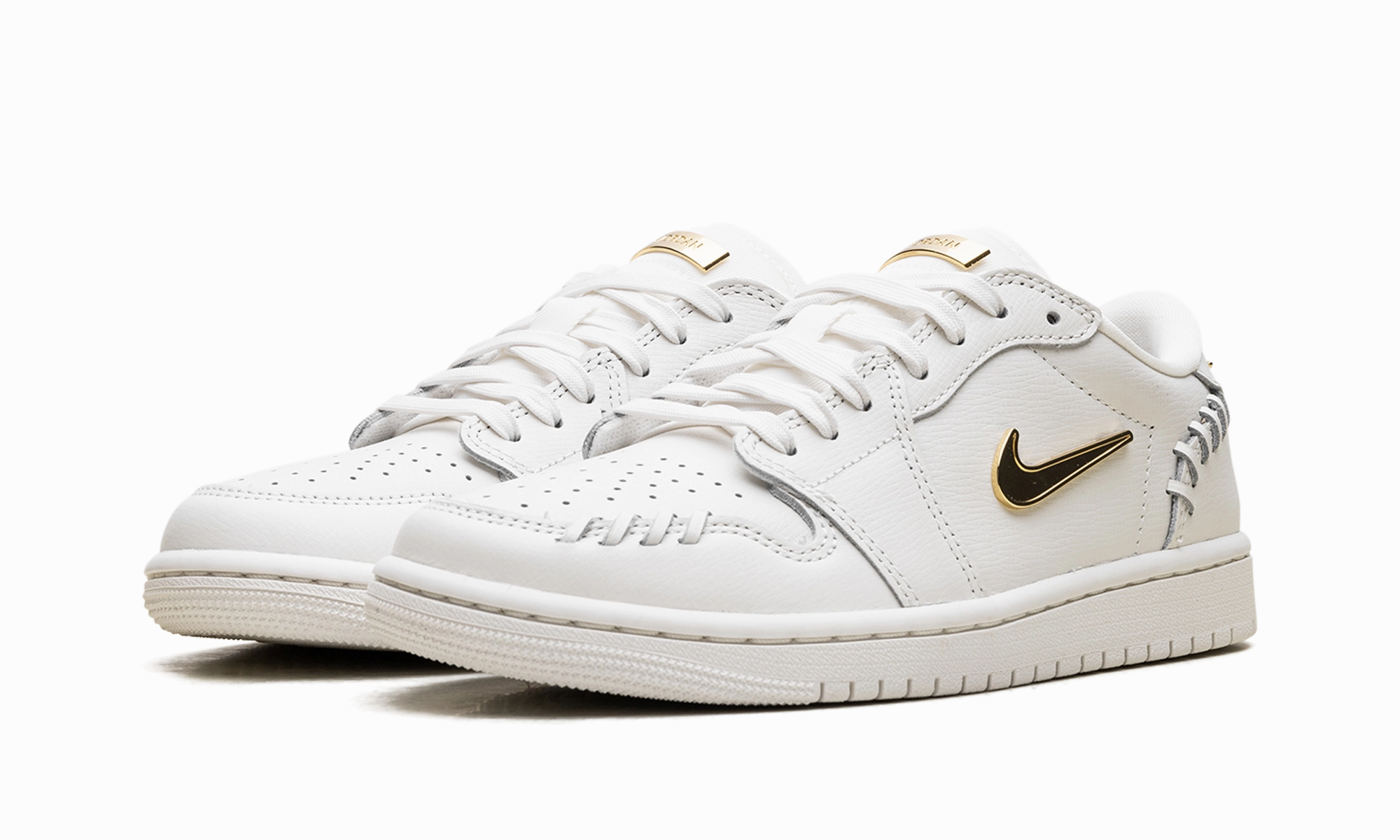 Step Comfort Functional Flex Jordan 1 Low WMNS "Method of Make Sail Metallic Gold"