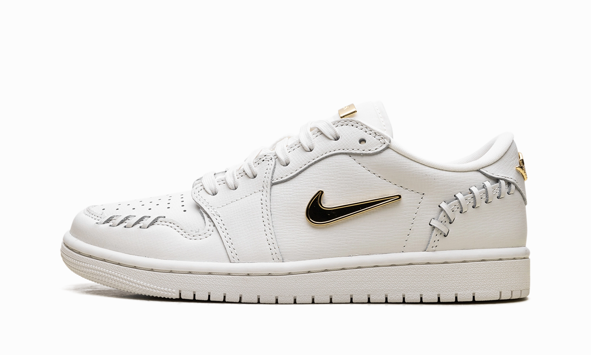 Jordan 1 Low WMNS "Method of Make Sail Metallic Gold" Light Comfort Signature flexibility