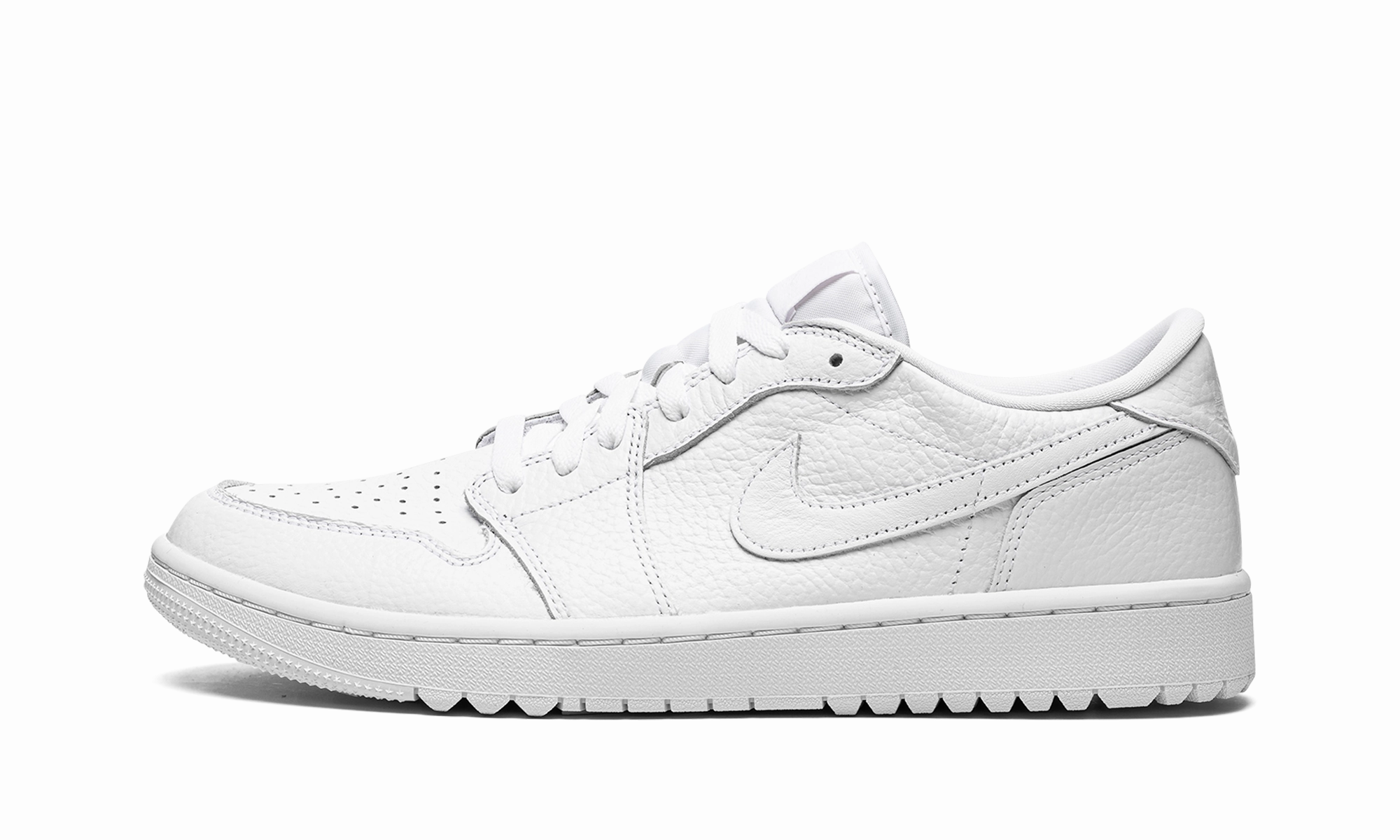Fast pace Lightweight Performance Air Jordan 1 Low Golf "Triple White"