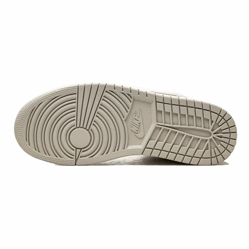 Air Jordan 1 Mid Linen Trend-setting Comfort Walk