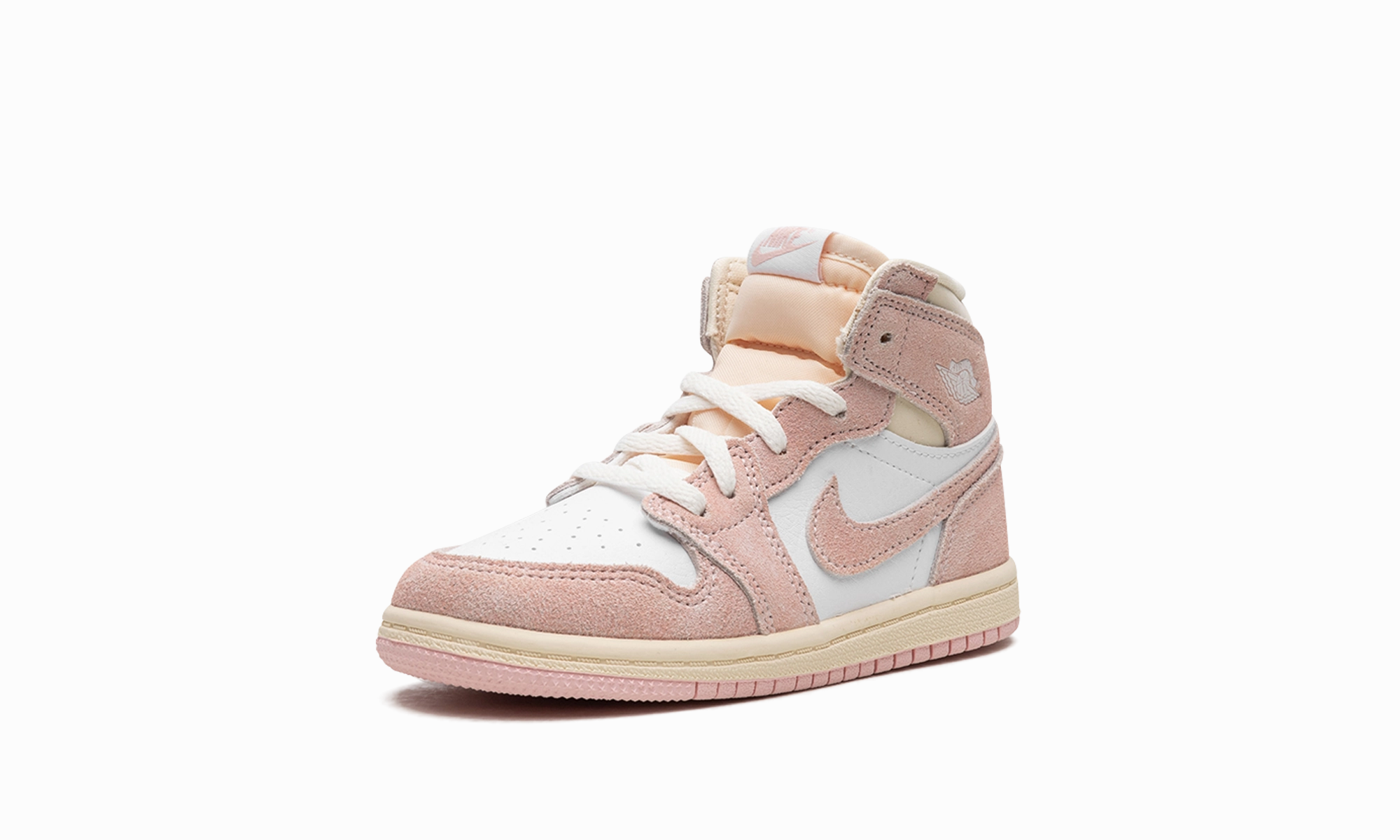 Cushioned Upper Non-Slip Sole Air Jordan 1 Retro High TD "Washed Pink"