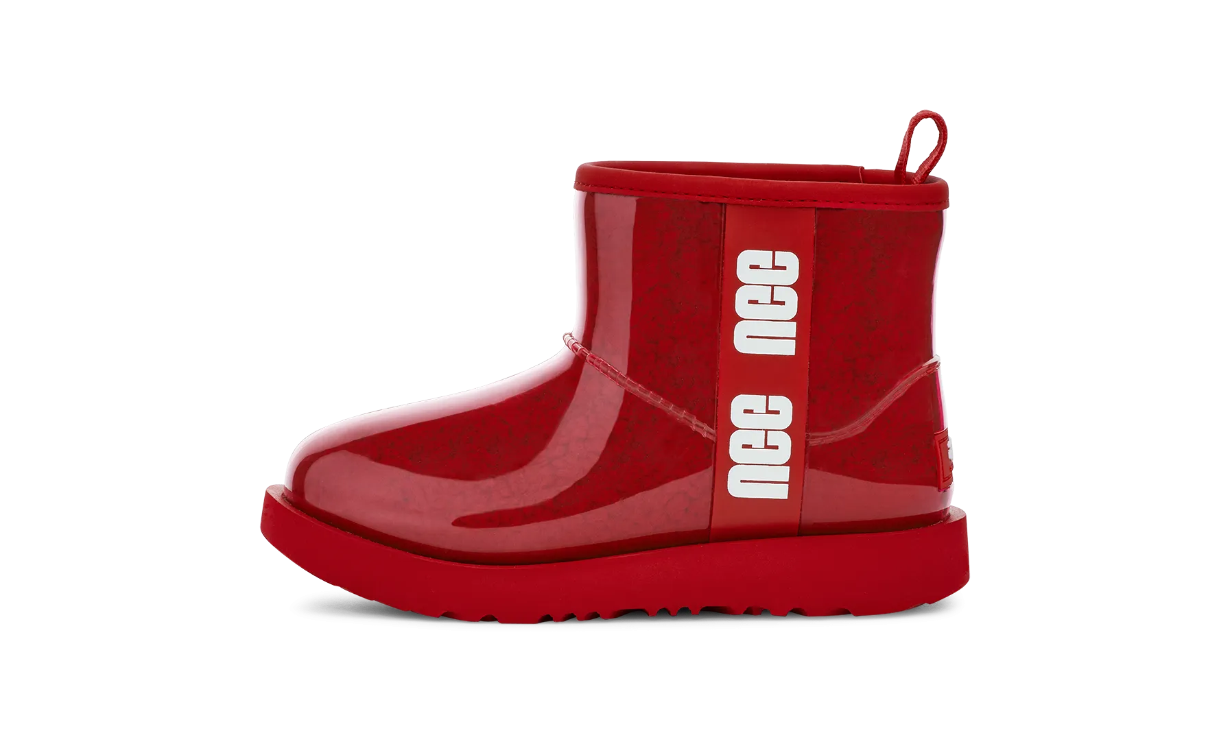 Sun Guard Stride Sure UGG Classic Clear Mini II Boot Samba Red (Kids)