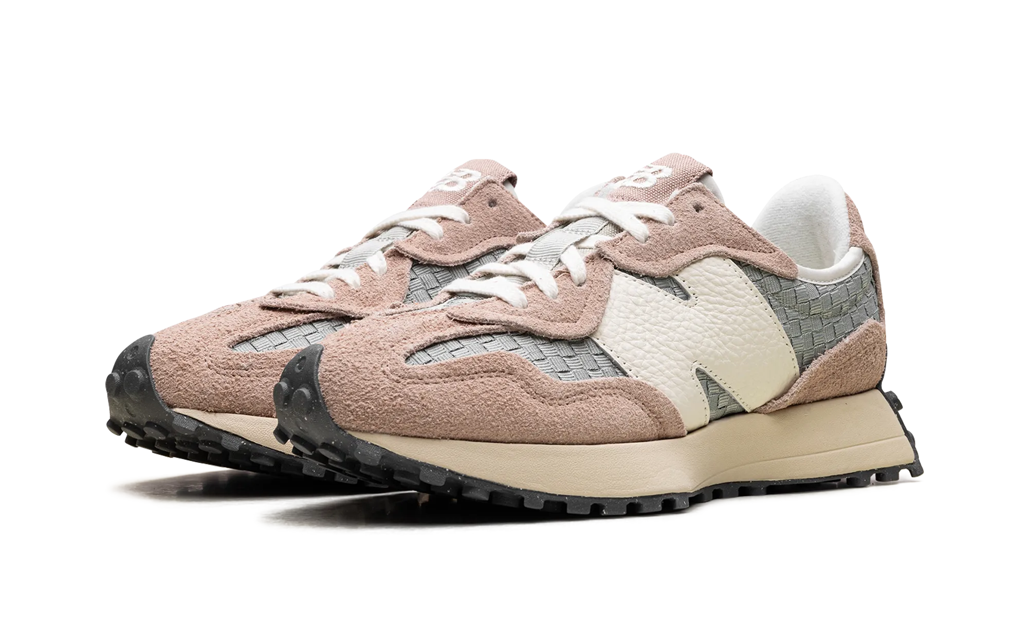 327 "Woven Flat Taupe Olivine" Cushioned Upper Air Flow