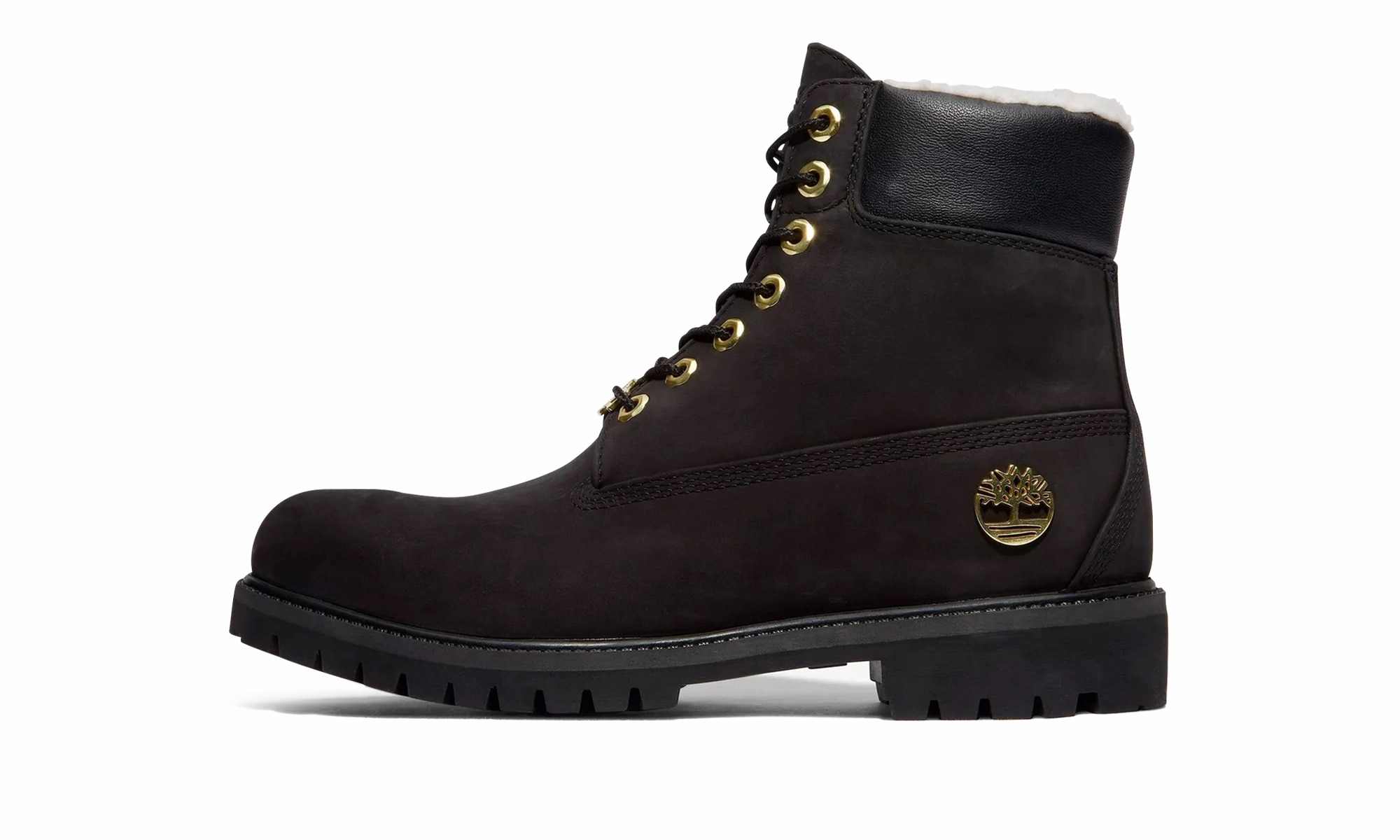 Canvas Material Rugged Walk 6 INCH PREMIUM WARM LINED "Black"