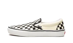 Sand Beige Star Jog Skate Slip-On "Checkerboard"