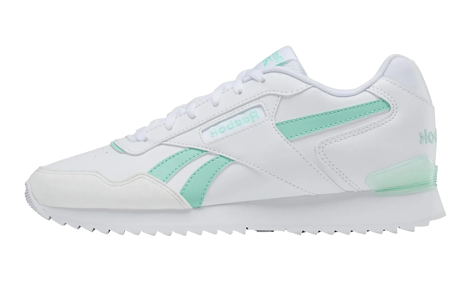 Endurance - running college teams Glide Ripple Clip WMNS "White/Hint Mint/Pure Grey 1"