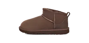 Earth Mood Show Stage UGG Classic Ultra Mini Boot Burnt Cedar (Kids)