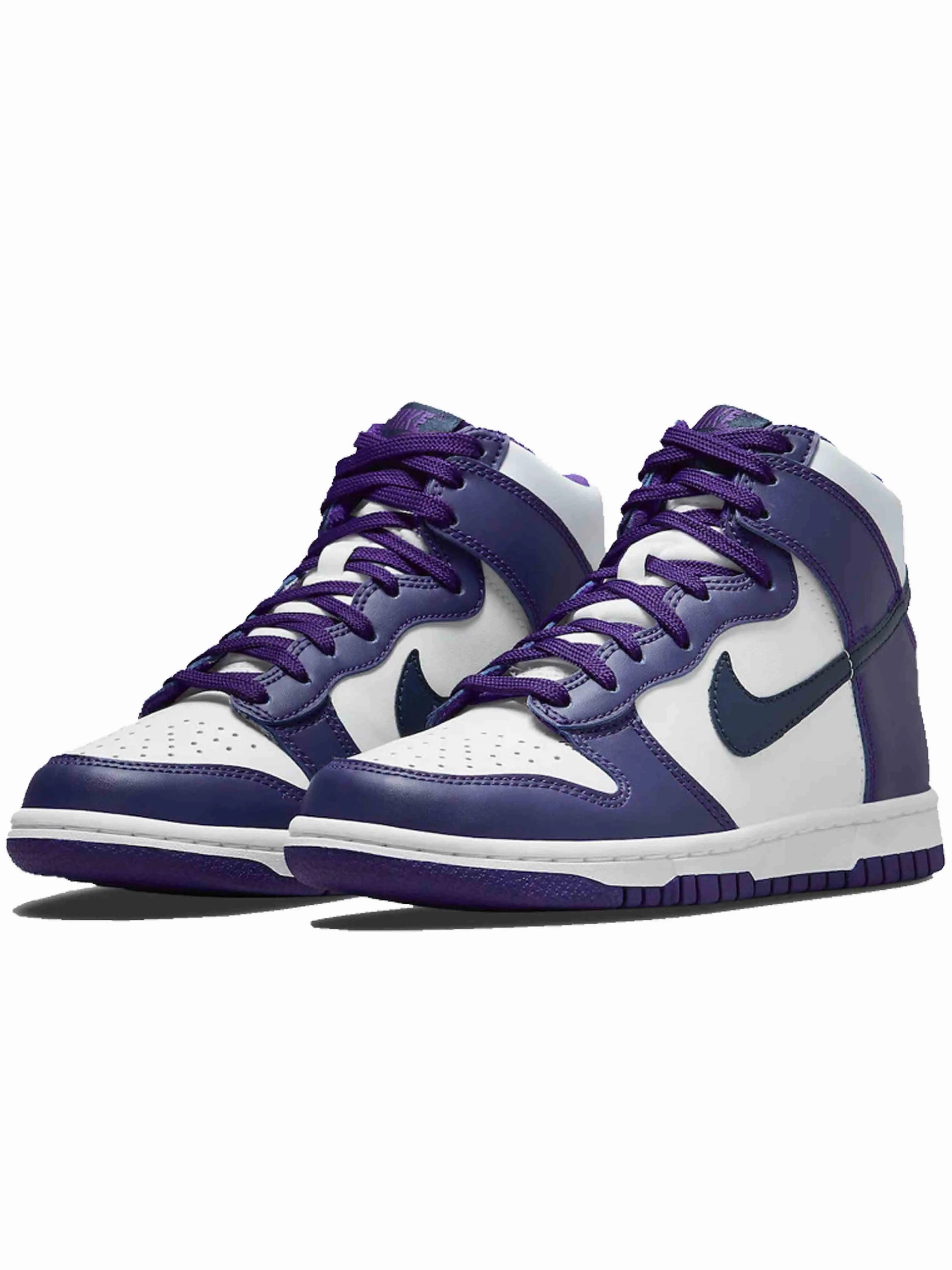 Nike Dunk High Electro Purple Midnight Navy (GS) environmental - event running option autumn running shoes