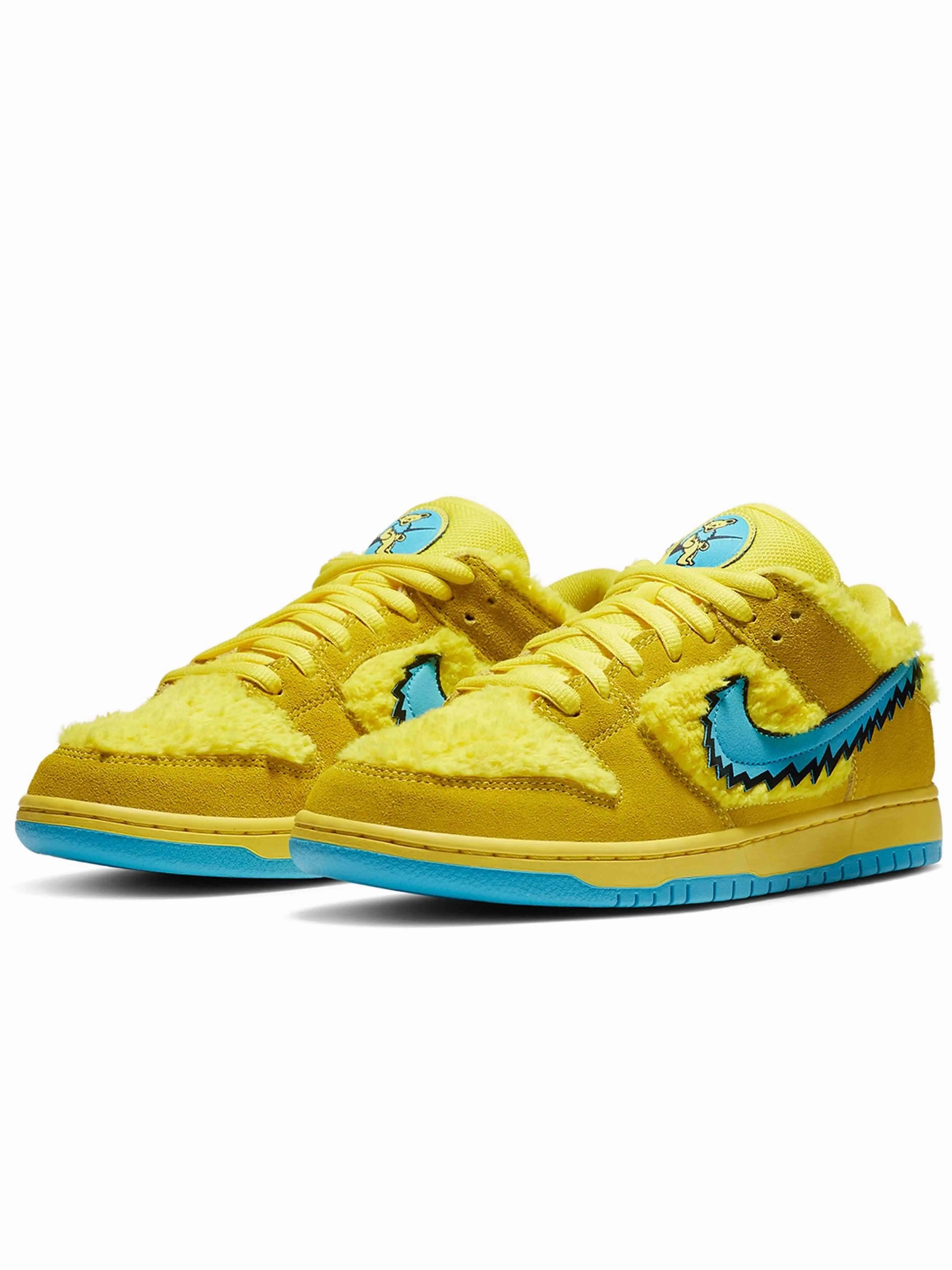 yellow shoes slip - on - design shoes Nike SB Dunk Low Grateful Dead Bears Opti Yellow