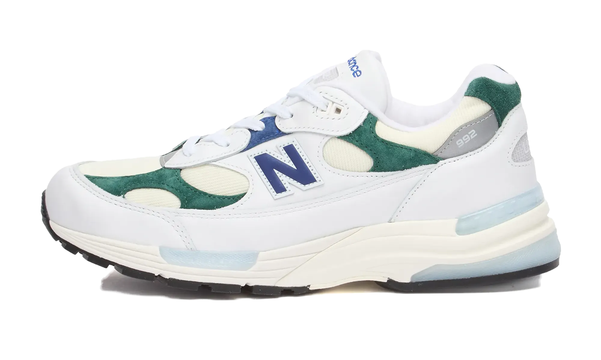 992 "Made in USA - White Marsh Green" Heart - rate - monitor - enabled maximalist shoe style