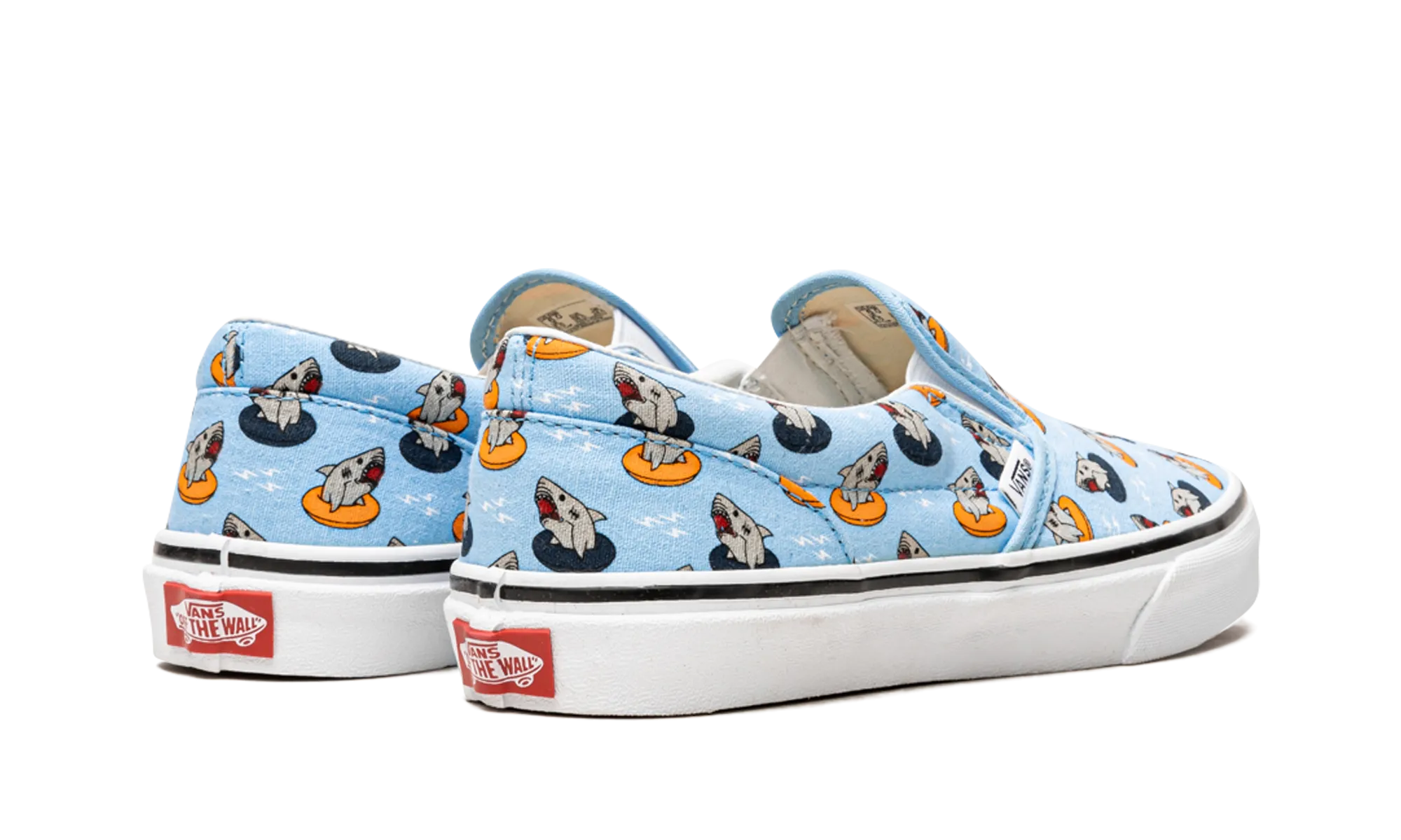 Classic Slip On GS "Floatie Sharks" School Style Stream Step