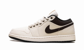 Air Jordan 1 Low Premium "Pale Ivory Baroque Brown" Cushioned Feel