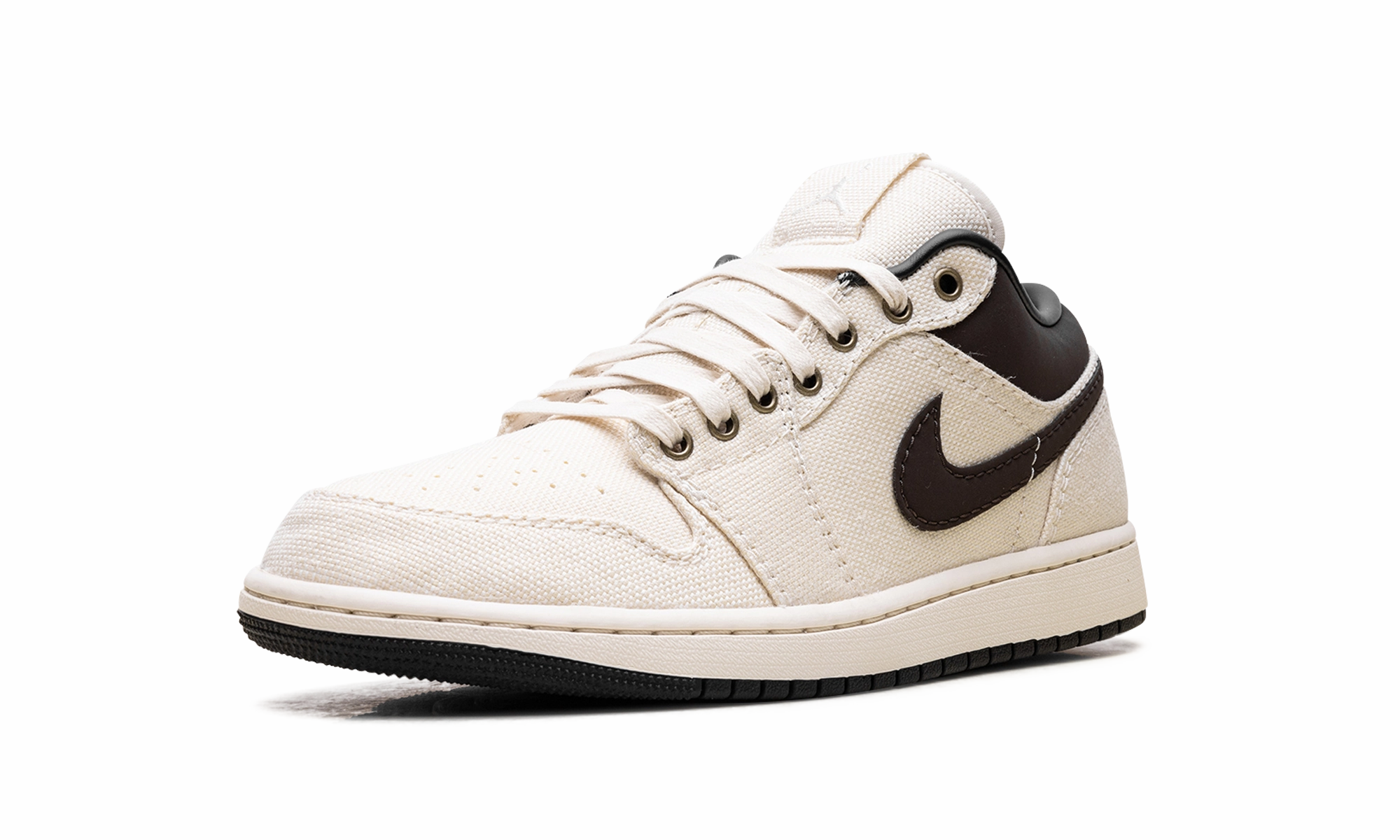 Breathable touch Air Jordan 1 Low Premium "Pale Ivory Baroque Brown"