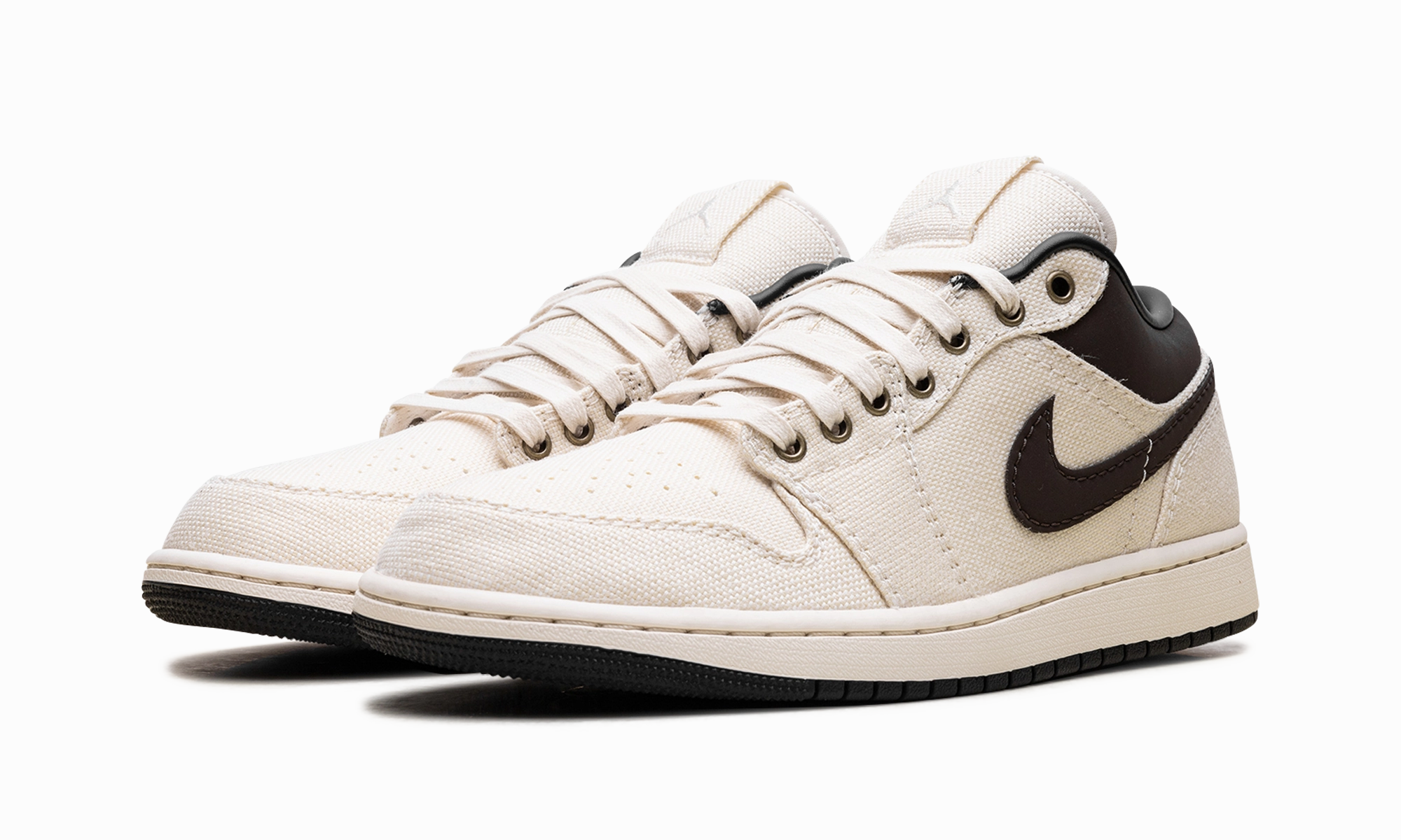 Air Jordan 1 Low Premium "Pale Ivory Baroque Brown" Stable Walk