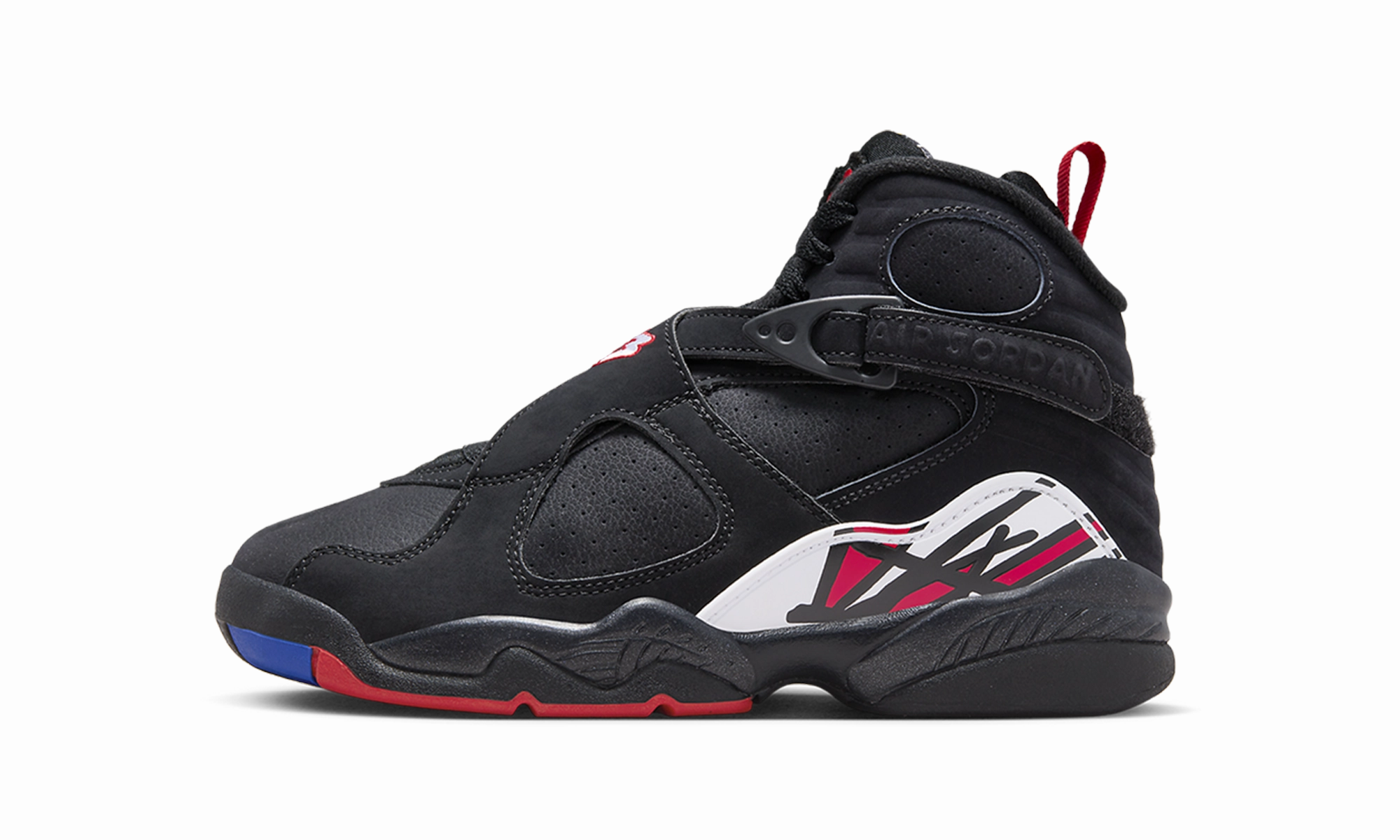 Smooth Step patterned running shoes Air Jordan 8 Retro GS "Playoffs"